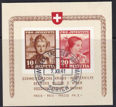 Schweiz Mi. Nr. Block 6 oo