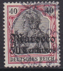 Dt. Kol. Marocco Mi.-Nr. 40 oo