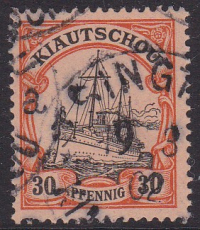 Dt. Kol. Kiautschou Mi.-Nr. 10 oo