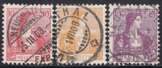 Schweiz Mi. Nr. 98/100 oo