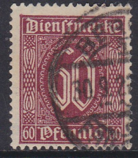 Deutsches Reich Dienst Mi.-Nr. 66 b oo gepr. INFLA