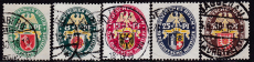 Deutsches Reich Mi.-Nr. 430/434 oo