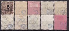 Deutsches Reich Dienst Mi.-Nr. 89/98 oo gepr. INFLA
