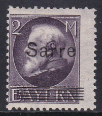 Saar Mi.-Nr. 28 b *
