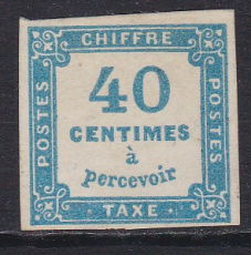 Frankreich Mi.-Nr. Porto 6 a (*)