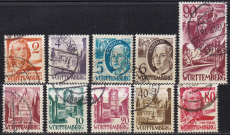 Württ - Mi.-Nr. 28/37 oo