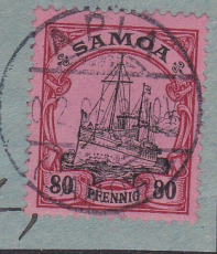 Dt. Kol. Samoa Mi.-Nr. 15 oo