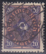 Deutsches Reich Mi.-Nr. 207 W oo gepr. INFLA