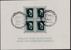 Deutsches Reich Mi.-Nr. Block 7 SST &quote;München&quote;