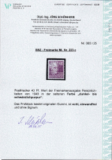 SBZ Mi.-Nr. 223 c ** Fotoattest