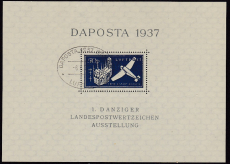 Danzig Mi.-Nr. Block 2 b SST