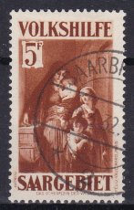Saar Mi.-Nr. 157 oo Kurzbefund
