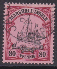 Dt. Kol. Marshall-Inseln Mi.-Nr. 21 oo