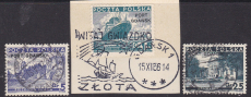 Danzig Port Gdansk Mi.-Nr. 29/31 oo