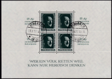 Deutsches Reich Mi.-Nr. Block 9 oo