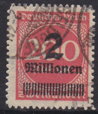 Deutsches Reich Mi.-Nr. 309 B P a oo Kurbefund