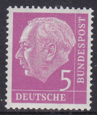 Bund Mi.-Nr. 179 x W v R **