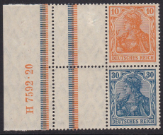 Deutsches Reich Mi.-Nr. RL 2.1 + 4.1 ** HAN