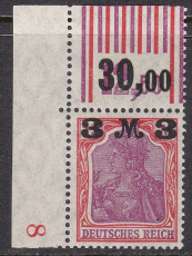 Deutsches Reich Mi.-Nr. 155 I W OR **