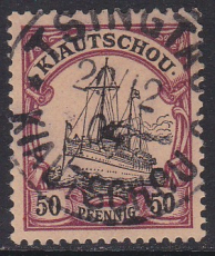 Dt. Kol. Kiautschou Mi.-Nr. 12 oo