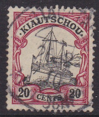 Dt. Kol. Kiautschou Mi.-Nr. 22 oo