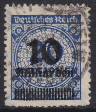 Deutsches Reich Mi.-Nr. 335 B P oo gepr. INFLA
