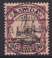 Dt. Kol. Samoa Mi.-Nr. 14 oo