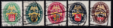 Deutsches Reich Mi.-Nr. 425/29 oo gepr. BPP