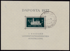 Danzig Mi.-Nr. Block 1 a SST