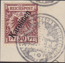Dt. Kol. Karolinen Mi.-Nr. 6 II oo