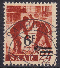 Saar Mi.-Nr. 233 Z I oo gepr. BPP