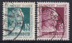 Württ - Mi.-Nr. 47/48 oo