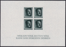 Deutsches Reich Mi.-Nr. Block 8 ** gepr. BPP