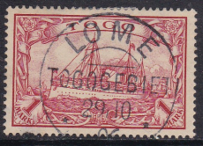 Dt. Kol. Togo Mi.-Nr. 16 oo Zahnfehler