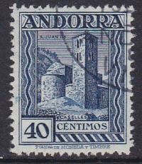 sp. Andorra Mi.-Nr. 22 A oo 