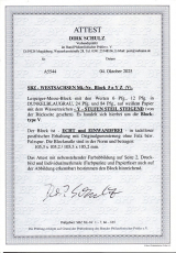 SBZ Mi.-Nr. Block 5 Y Za ** Fotoattest