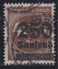 Deutsches Reich Mi.-Nr. 294 II oo gepr. INFLA