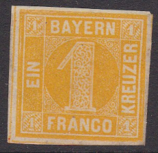 Bayern Mi.-Nr. 8 I (*) Mgl.