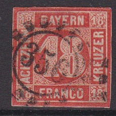 Bayern Mi.-Nr. 6 oo Mgl.