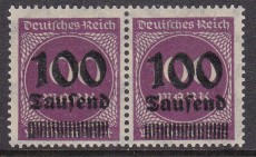 Deutsches Reich Mi.-Nr. 289 a III ** gepr. BPP