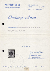 Deutsches Reich Mi.-Nr. 307 A oo Attest