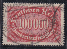 Deutsches Reich Mi.-Nr. 257 I oo gepr. INFLA