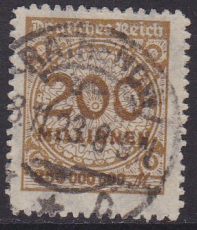 Deutsches Reich Mi.-Nr. 323 B P oo