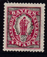 Bayern Mi.-Nr. 187 oo