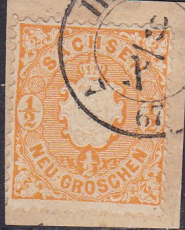 Sachsen Mi.-Nr. 15 c oo