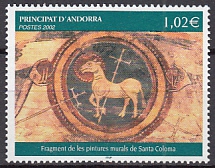 frz. Andorra Mi.-Nr. 595 **
