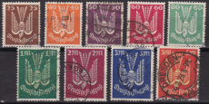 Deutsches Reich Mi.-Nr. 210/18 oo