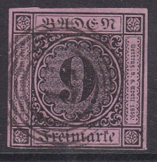 Baden Mi.-Nr. 4 b oo