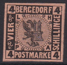 Bergedorf Mi.-Nr. 5 (*)