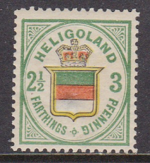 Helgoland Mi.-Nr. 17 b * falzdünn